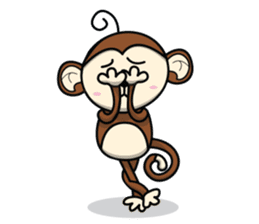 MON : The First of Cute Monkey sticker #838010
