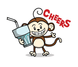 MON : The First of Cute Monkey sticker #838014