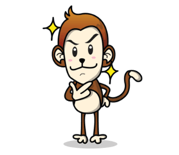 MON : The First of Cute Monkey sticker #838017