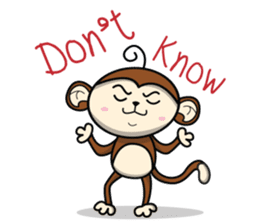 MON : The First of Cute Monkey sticker #838018