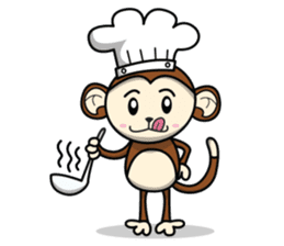 MON : The First of Cute Monkey sticker #838020