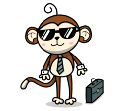 MON : The First of Cute Monkey sticker #838021