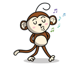 MON : The First of Cute Monkey sticker #838022