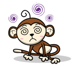 MON : The First of Cute Monkey sticker #838026