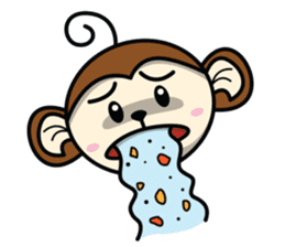 MON : The First of Cute Monkey sticker #838027