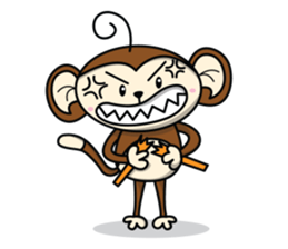 MON : The First of Cute Monkey sticker #838031