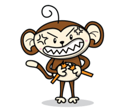 MON : The First of Cute Monkey sticker #838031