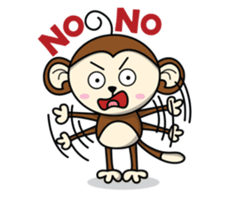 MON : The First of Cute Monkey sticker #838032