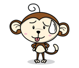 MON : The First of Cute Monkey sticker #838034