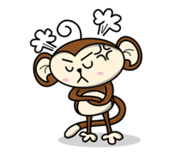 MON : The First of Cute Monkey sticker #838035