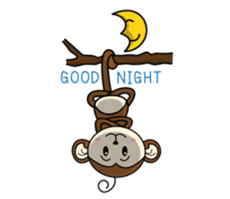 MON : The First of Cute Monkey sticker #838036