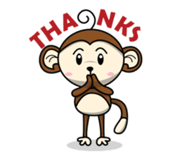MON : The First of Cute Monkey sticker #838037