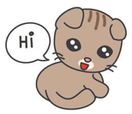 Fugui The Cat English Version sticker #838639