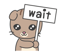 Fugui The Cat English Version sticker #838660