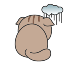 Fugui The Cat English Version sticker #838665