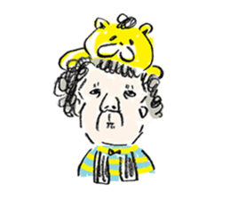 OLD MAN with his PET sticker #839333