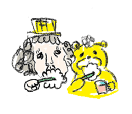 OLD MAN with his PET sticker #839336