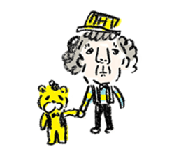 OLD MAN with his PET sticker #839343