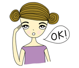 Beauty Jan, girl from Venus sticker #839641