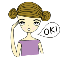 Beauty Jan, girl from Venus sticker #839641