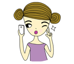 Beauty Jan, girl from Venus sticker #839643