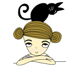 Beauty Jan, girl from Venus sticker #839648