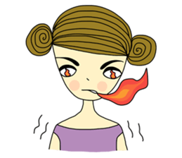 Beauty Jan, girl from Venus sticker #839659