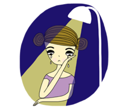 Beauty Jan, girl from Venus sticker #839666