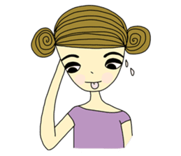 Beauty Jan, girl from Venus sticker #839669