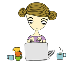 Beauty Jan, girl from Venus sticker #839670