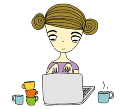 Beauty Jan, girl from Venus sticker #839670