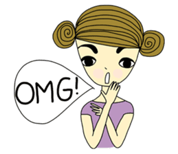 Beauty Jan, girl from Venus sticker #839671