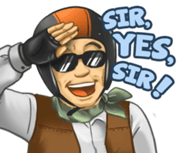 TR Kustom (Cafe Racer) sticker #839880