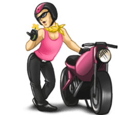 TR Kustom (Cafe Racer) sticker #839915