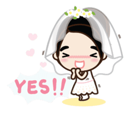 MomoKen : Lovely Bride (ENG) sticker #840036