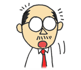 The mustached manager sticker #840112