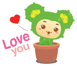 LiLi Cactus sticker #840206