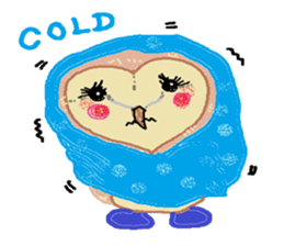 Funny owl family sticker #840361