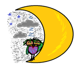 Funny owl family sticker #840369