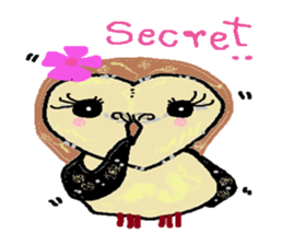 Funny owl family sticker #840391