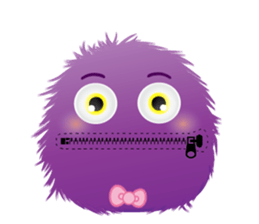 Jeff - the cute monster sticker #841125