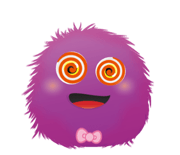 Jeff - the cute monster sticker #841130