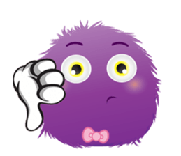 Jeff - the cute monster sticker #841141