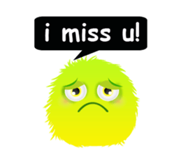 Jeff - the cute monster sticker #841152