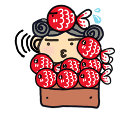 Auntie Mano & Namo the fish sticker #842520