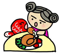 Auntie Mano & Namo the fish sticker #842523