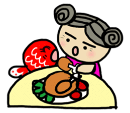 Auntie Mano & Namo the fish sticker #842523