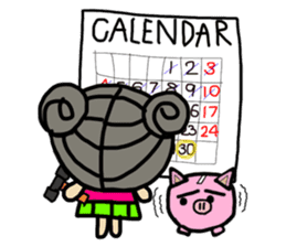 Auntie Mano & Namo the fish sticker #842528