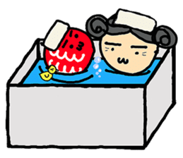 Auntie Mano & Namo the fish sticker #842529