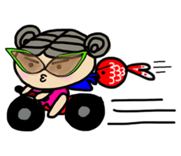 Auntie Mano & Namo the fish sticker #842537